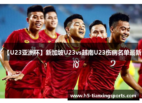 【U23亚洲杯】新加坡U23vs越南U23伤病名单最新